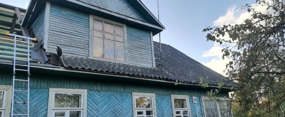 Реконструкция кровли п. стрельна