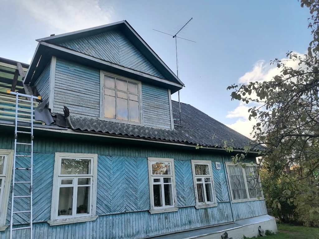 Реконструкция кровли п. стрельна