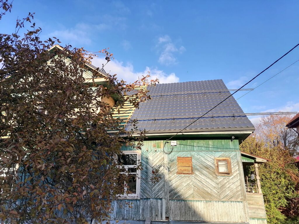 Реконструкция кровли п. стрельна