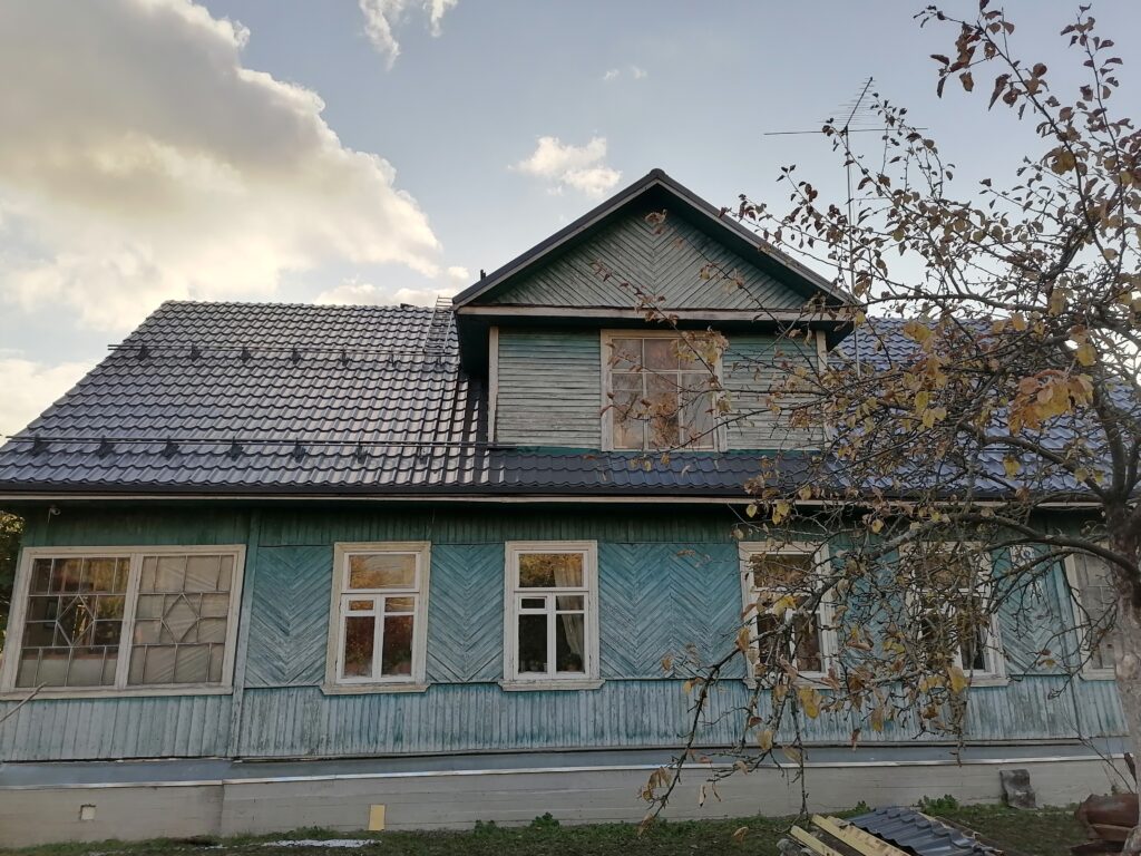 Реконструкция кровли п. стрельна