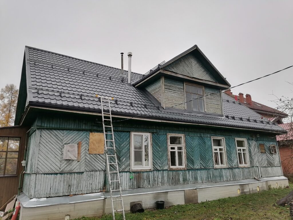 Реконструкция кровли п. стрельна