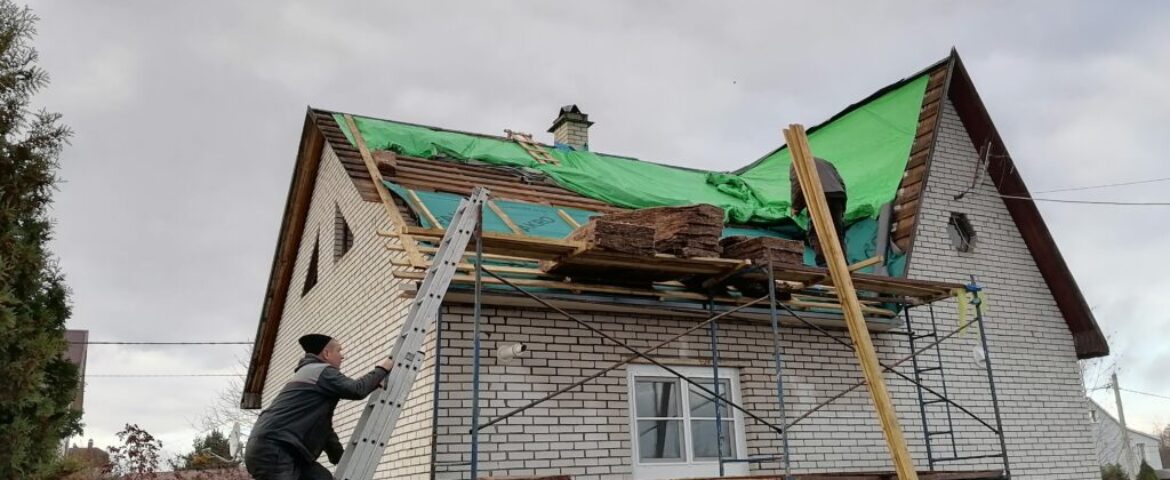 Реконструкция крыши Гатчина