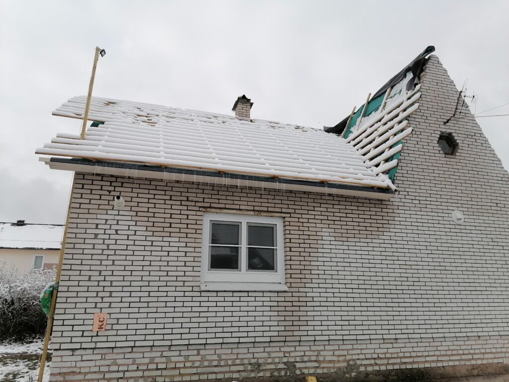 Реконструкция крыши Гатчина